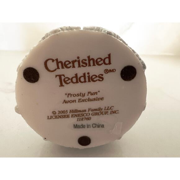Cherished Teddies 118760 FROSTY FUN Riding Reindeer Carousel Avon Exclusive 2005 - Picture 6 of 6